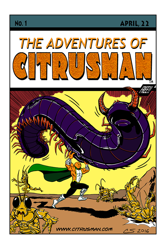 Citrusman Issue #1 Cover page 